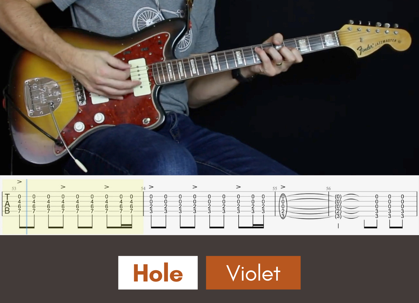 Violet Hole Sparky Guitar