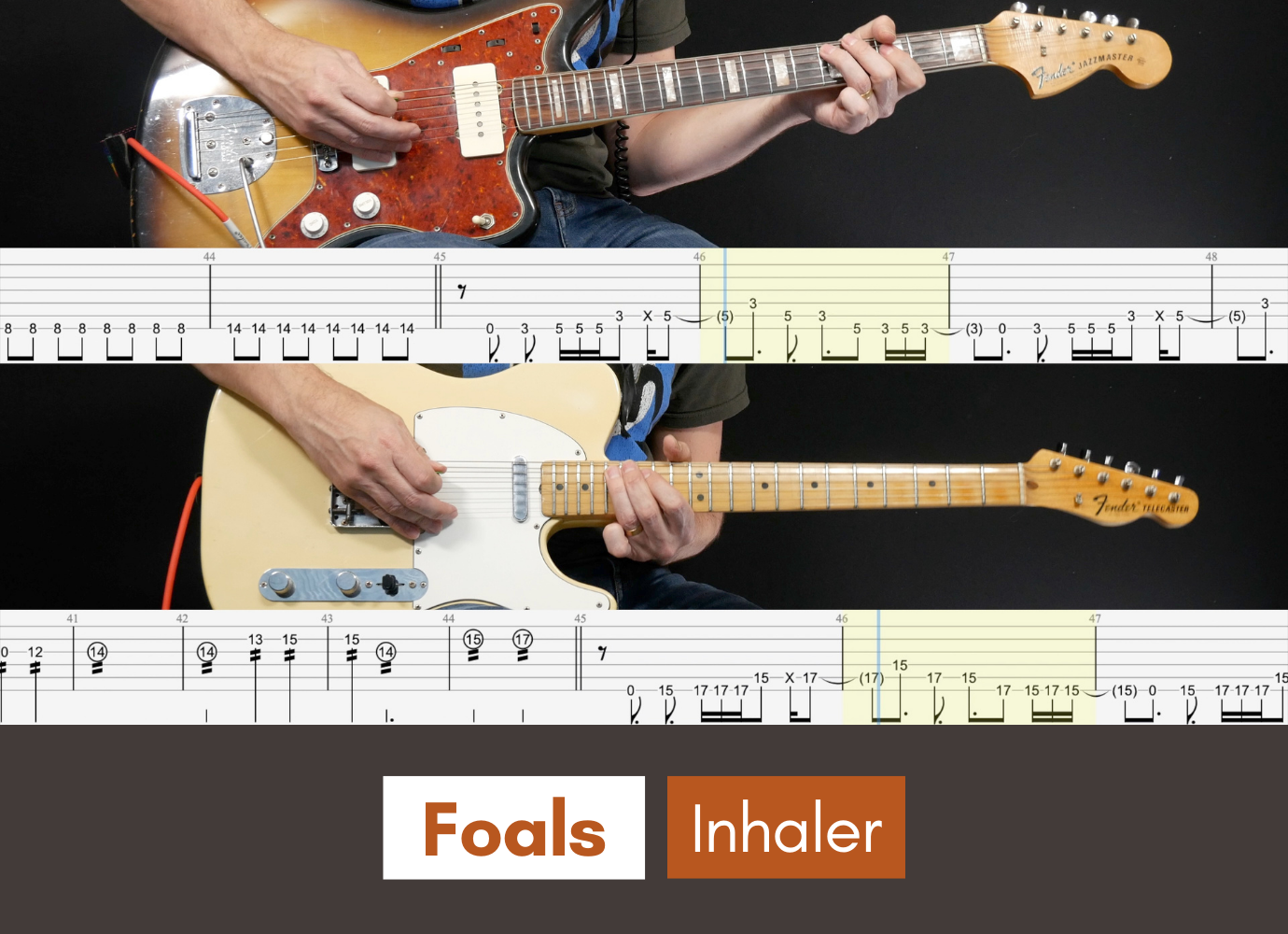 Inhaler – Foals - Sparky Guitar