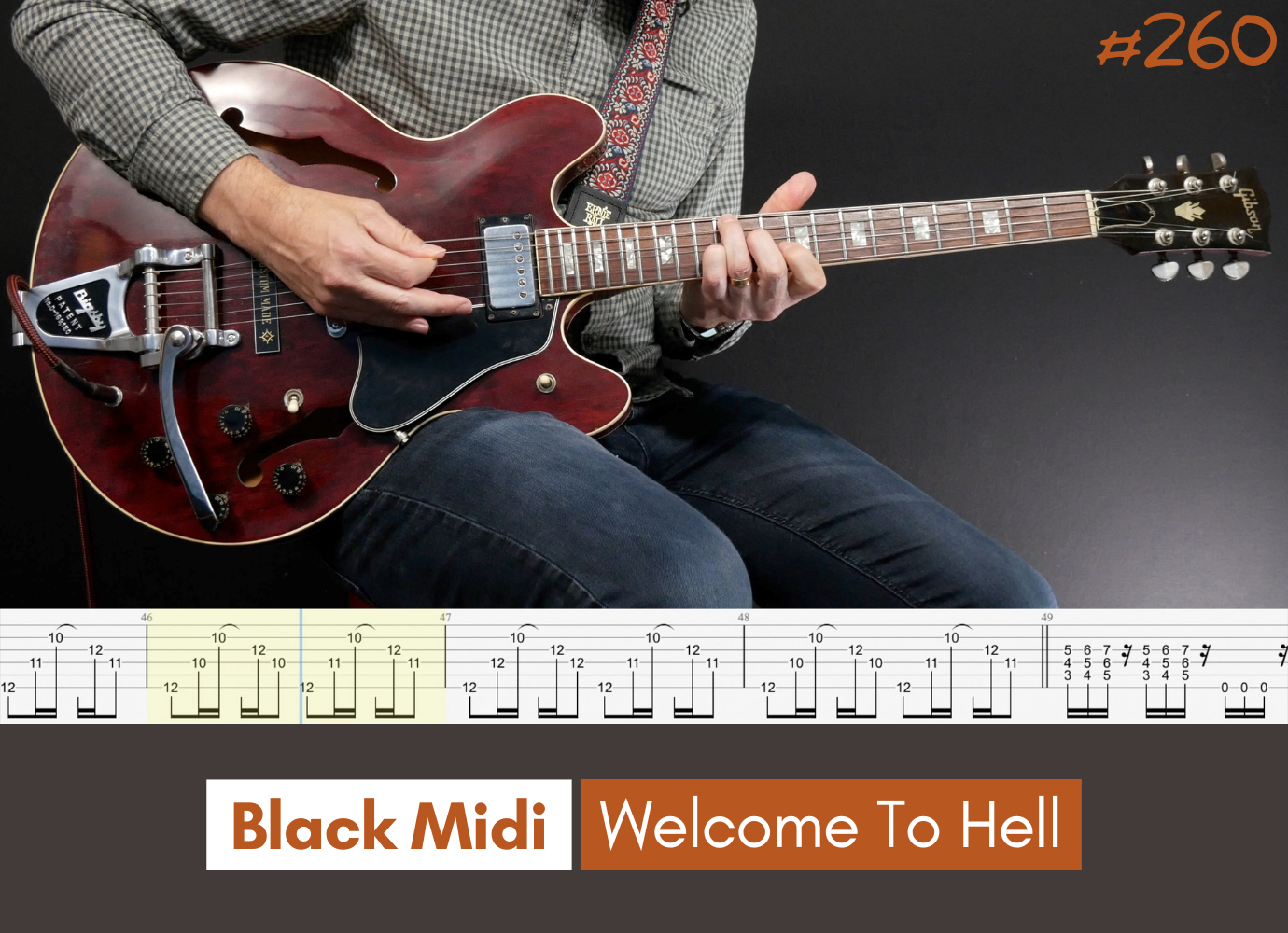 to Hell Black Midi Sparky Guitar